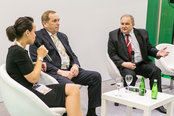 Panel o ewolucji marki wasnej. Od lewej Dorota Kaowska, Andrzej Wojciechowicz, Andrzej Faliski