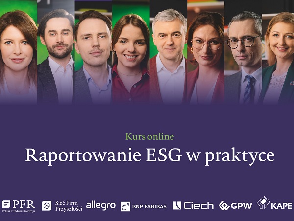 Kurs Raportowanie ESG w praktyce_plansza